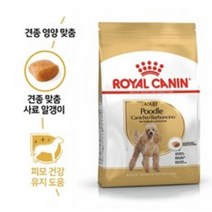 로얄캐닌 어덜트 푸들 강아지 사료 건식사료, 곡물, 1.5kg, 2개