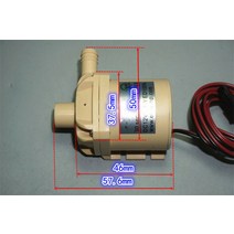 미니양수기 양수기펌프 엔진양수기 소형양수기 작은 ET-PUMP DC 5V 9V 12V 미니 음소거 브러시리스 물 펌프, 한개옵션0
