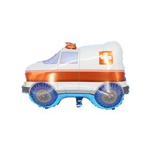 브로키 자동차 풍선 대형 파티 생일 기념일 이벤트 장식 데코, 대형 구급차