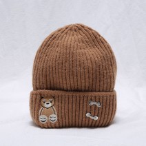 2021 새로운 패션 여자 가을 겨울 솔리드 컬러 리얼 캐시미어 beanies 귀여운 곰 남자와 가장 잘 어울리는 따뜻한 skullies 모자