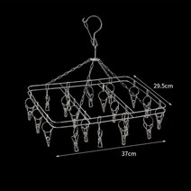 캠핑 건조대 스테인레스 스틸 옷 건조 걸이 의류 랙 속옷 양말 수건 홈 야외 용품에 대, Style B_1 | 20