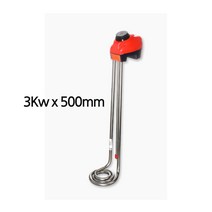 어벤툴즈 우주전열 겨울 자동온수히터3kw /1.5kw / 돼지꼬리히터 물데우는 기계, 3kw(500mm)