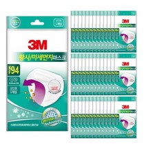 3M 이지핏 황사마스크 KF94 화이트, 40개입, 6개