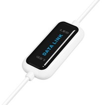 고속 USB PC to PC 온라인 공유 동기화 링크 그물 직접 데이터 파일 전송 브리지 케이블 Easy Copy Line, 하얀