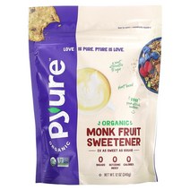 퓨레 몽크 과일 스위트너 340g Pyure Monk Fruit Sweetener