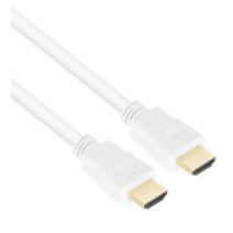 넷메이트 4K HDMI V1.4 & V2.0 케이블 화이트 NMC-HM030W, 2개, 3m.