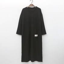 퍼니걸스 5402 데일리 지지미 패치 캥거루 롱 원피스 여성의류