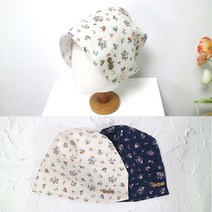 원더풀데이즈 트리플단추두건 2color 항암모자 비니 사계절 봄 여름 암환자 엄마 중년 식당 조리