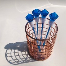 속눈썹고데기 속눈썹 히팅 뷰러 고데기 드라이기 5pcs 아크릴 다이아몬드 큰 다이아몬드 래쉬 브러쉬 일회, 한개옵션1, 09 5pcs Blue