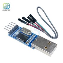 plc케이블 2세트단 PL2303 USB to RS232 TTL 변환기 어댑터 다운로드 보드 모듈 유연한 커버가있는 직렬 케, 한개옵션0