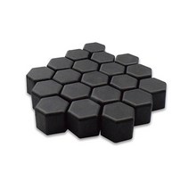 해외 20pcs 171921mm 실리콘 자동차 타이어 휠 허브 케이스 보호 캡 휠 너트 케이스 허브 스크류 프로텍터, YELLOW, 21mm