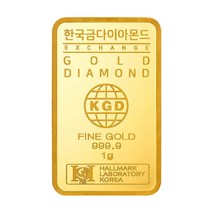 한국금다이아몬드 [한국금다이아몬드] 999.9% 순금 골드바 1.875g