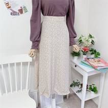 셀러허브(잡화) 여자 데일리 FW 꽃무늬 3컬러 오피스룩 스커트