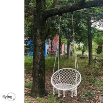 야외 해먹 그네 휴식 힐링 펜션 리조트 정원용 만들기, 성인용 아이보리 1.6-2.8m
