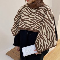 볼레로 봄 가을 스카프 하이 컬러 따뜻한 랜덤 목도리 여성 스카프 가을 겨울 풀오버 망토 니트 페이크 카라 스카프