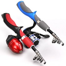 얼음낚시대 빙어낚시 빙어축제 견지낚시 2섹션 삽입 하위 낚싯대 1.2m1.50m 다양, 01 Black Rod