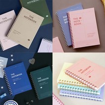 폭시샵 A5 컴팩트 노트 3종 유선 라인 모눈 그리드 2분할 수학 오답 필기 하드커버 고등학생, 15 핑크