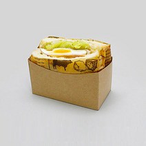 종이트레이 햄버거토스트 일회용 크라프트 JP-62 제이팩 [100ea], 100개입×1