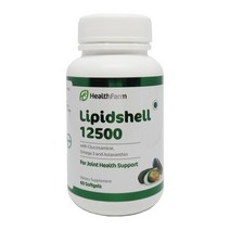 뉴질랜드 Healthfarm 헬스팜 초록입홍합 Green Mussel Lipid Shell 12500 60정