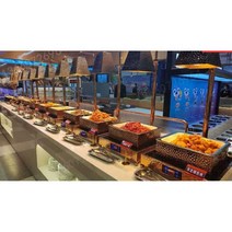 스탠드 온열램프 워머 푸드 음식 식당 업소 가열 히팅, 로즈 골드 304 3헤드