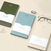 2023 회사원 일정관리 위클리 플래너 S 비즈니스 업무수첩 다이어리수첩 다이어리노트 대학생선물 일상기록, 카키 그린