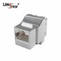 LANstar CAT.6 FTP 키스톤형 랜커플러/LS-6IC-FKTMT/메탈형/대만산/50u 금도금 단자/110 Block 키스톤 타입/8P8C RJ-45 I형/Blank 패치판
