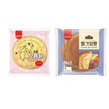 삼립빵 10봉 ( 정통보름달   밀크요팡 ), 1세트