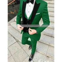 2022 로얄 블루 블레이저 바지 블랙 조끼 비즈니스 정장 캐주얼 신랑 턱시도 결혼식용 Terno Masculino 의상 옴므 2 개, M, Same As Photo 8