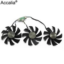 [해외]ZOTAC GTX1080Ti AMP용 87MM GA92S2U DC12V 0.46A GTX 1080Ti 오리지널 EXTREME 11G 그래픽 카드 냉각 팬, 3 PCS