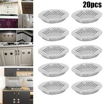 창문형 욕실 화장실 환풍기 교체 20PC 스테인레스 스틸 공기 환기 그릴/옷장 캐비닛 금속 플러그 신발 캐비닛에 대 한