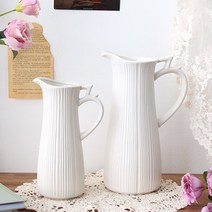 프로방스 화이트 저그 화병 (2size)