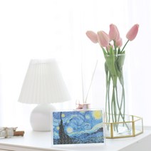 책상위에 작품한점 크리스탈(투명 플라스틱) 명화 명소 직소 퍼즐 및 케이스 액자 교육용 창의 취미 장식 인테리어액자 DIY, 96피스, C06 친퀘테레