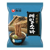 [무료배송]농심 시원한 메밀소바 봉지면 127g x 40개입, 상세페이지 참조