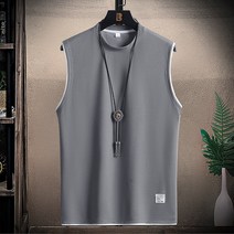 브라 민소매 나시 티 셔츠 (저가)캐주얼트레이닝세트여름나시반바지농구복투피스남1015