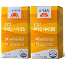 고려은단 퓨어 루테인 지아잔틴 3g (100mg x 30캡슐), 2개, 30캡슐
