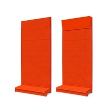 철물점 타공판 정리 디스플레이 스탠드 진열대 정리대 작업 타공보드 선반 공구 걸이대, 상세 페이지 참고, 화이트 (주황 프레임 93x47x200)