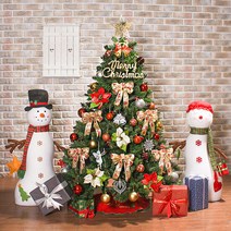 크리스마스 150cm 카니발 골드 레드 열매 풀세트 트리, 단품
