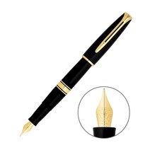 워터맨)찰스톤 골드트림 블랙 GT 만년필(F)