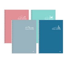 VJSLVKSL 학생 PP커버 직장인 스프링 노트 인덱스 공책 필기 재고801EA, 퍼니파니쿠팡 핑크