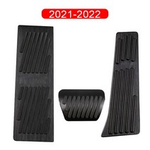 bmw틈새쿠션 악세사리 차량 용품 쿠션 자동차 페달 발 가속기연료 브레이크 패드 플레이트 커버 BMW X3 X4, 10 2021-2023 Black
