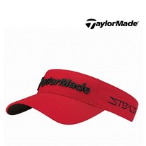 테일러메이드 STEALTH 투어 레이더 어썬틱 바이저/썬캡, 레드, 1개
