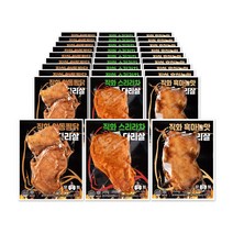 닭형 닭다리살 3종 혼합 100g 120g 30팩 (직화 안동찜닭 10개+직화 스리라차 10개+직화 흑마늘맛 10개), 1세트