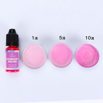 비누만들기 비누키트24 색 수지 안료 액체 DIY 양초 에폭시 금형 공예 비누 10ml, 20 T