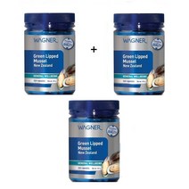 와그너 뉴질랜드 초록입홍합 500mg 250캡슐 Wagner Green Lipped Mussel New Zealand 500mg 250 Capsules, 250정, 3개