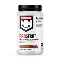 머슬밀크 프로 시리즈 프로틴 파우더 단백질 보충제 초코 1.15kg (미국배송) Muscle Milk Pro Series Protein Powder Knockout Chocol, 1개