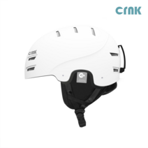 CRNK 크랭크 사스콰치 스키 스노우보드 스노보드 헬멧 초경량 통풍, 화이트