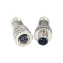와이어 커넥터 구리터미널M12 항공 센서 커넥터 금속 플러그 헤드 이더넷 EtherCat Profinet Shield IP67 금도금 4 5 8 핀 A/B/D Core Eletri, 01 A-Coding_02 5P_02 Female