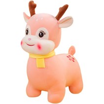 모찌 인형 블러셔 사슴 노루 귀여운, Y핑크, 35cm
