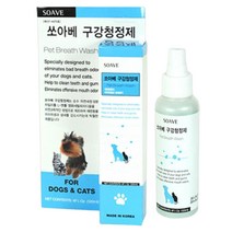 순수세정 고양이 구강청정제 스프레이 양치 구취 치석제거 구강세정 냥이, 1개