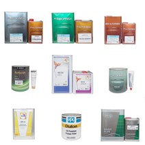 자동차 캠핑카 특장차 화물차 도장 KCC 노루 HIQ 제비 바스프 PPG 투명페인트 퍼티 프라이머 써페이셔 리무버 탈지제, 1. KCC 멀티플러스 크리어 (2:1), 속건, 1개